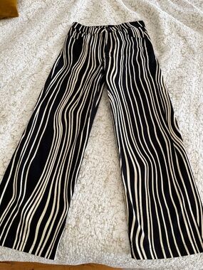 Mod Mango wavy striped high waist jeans 6